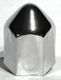 Lug Nut Covers 1 1/2" Push-On Pointed Chrome 2 1/4 " Tall UP#10003 Set of 20