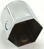 Lug Nut Covers 1 1/2" Push-On Pointed Chrome 2 1/4 " Tall UP#10003 Set of 20