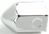 Lug Nut Covers 1 1/2" Push-On Pointed Chrome 2 1/4 " Tall UP#10003 Set of 40