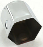Lug Nut Covers 1 1/2" Push-On Pointed Chrome 2 1/4 " Tall UP#10003 Set of 40