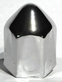 Lug Nut Covers 1 1/2" Push-On Pointed Chrome 2 1/4 " Tall UP#10003 Set of 60