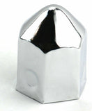 Lug Nut Covers 1 1/2" Push-On Pointed Chrome 2 1/4 " Tall UP#10003 Set of 60