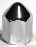 Lug Nut Covers 1 1/2" Push-On Pointed Chrome 2 1/4 " Tall UP#10003 Set of 60