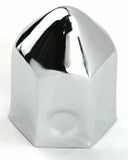 Lug Nut Covers 1 1/2" Push-On Pointed Chrome 2 1/4 " Tall UP#10003 Set of 60