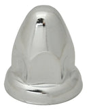 Lug Nut Covers for 33 mm Lug Nut Bullet Chrome 2 1/8 " Tall UP#10005 Set of 5