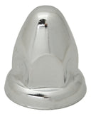 Lug Nut Covers for 33 mm Lug Nut Bullet Chrome 2 1/8 " Tall UP#10005 Set of 5