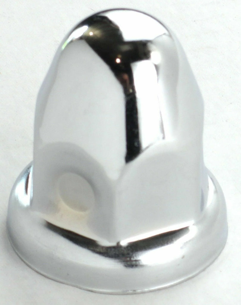 Lug Nut Covers 1 1/2" Push-On Bullet Chrome 2 1/4" Tall UP#10006 Set of 20
