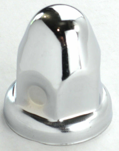 Lug Nut Covers 1 1/2" Push-On Bullet Chrome 2 1/4" Tall UP#10006 Set of 20