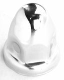 Lug Nut Covers 1 1/2" Push-On Bullet Chrome 2 1/4" Tall UP#10006 Set of 20