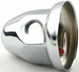Lug Nut Covers 1 1/2" Push-On Bullet Chrome 2 1/4" Tall UP#10006 Set of 20