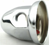 Lug Nut Covers 1 1/2" Push-On Bullet Chrome 2 1/4" Tall UP#10006 Set of 40