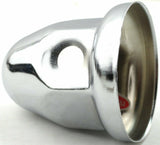 Lug Nut Covers 1 1/2" Push-On Bullet Chrome 2 1/4" Tall UP#10006 Set of 40