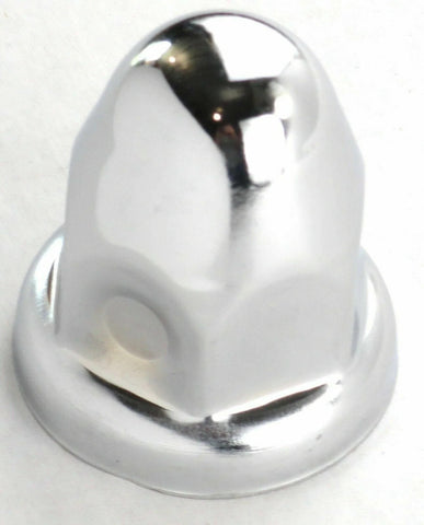 Lug Nut Covers 1 1/2" Push-On Bullet Chrome 2 1/4" Tall UP#10006 Set of 5