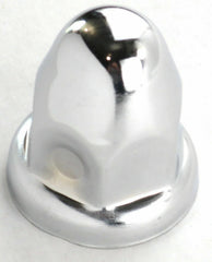 Lug Nut Covers 1 1/2" Push-On Bullet Chrome 2 1/4" Tall UP#10006 Set of 5