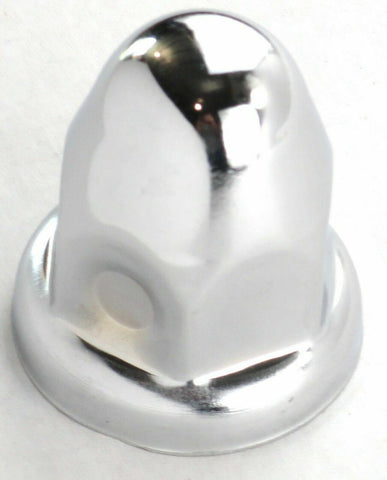 Lug Nut Covers 1 1/2" Push-On Bullet Chrome 2 1/4" Tall UP#10006 Set of 5
