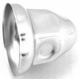 Lug Nut Covers 1 1/2" Push-On Bullet Chrome 2 1/4" Tall UP#10006 Set of 5