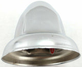 Lug Nut Covers 1 1/2" Push-On Bullet Chrome 2 1/4" Tall UP#10006 Set of 5