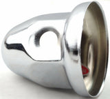 Lug Nut Covers 1 1/2" Push-On Bullet Chrome 2 1/4" Tall UP#10006 Set of 60