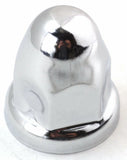 Lug Nut Covers 1 1/2" Push-On Bullet Chrome 2 1/4" Tall UP#10006 Set of 60