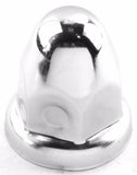 Lug Nut Covers 1 1/2" Push-On Bullet Chrome 2 1/4" Tall UP#10006 Set of 60
