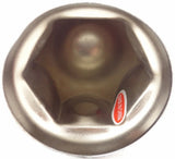 Lug Nut Covers 1 1/2" Push-On Bullet Chrome 2 1/4" Tall UP#10006 Set of 60