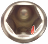 Lug Nut Covers 1 1/2" Push-On Bullet Chrome 2 1/4" Tall UP#10006 Set of 60