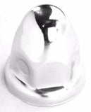 Lug Nut Covers 1 1/2" Push-On Bullet Chrome 2 1/4" Tall UP#10006 Set of 60