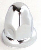 Lug Nut Covers 1 1/2" Push-On Bullet Chrome 2 1/4" Tall UP#10006 Set of 60