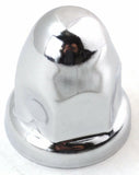 Lug Nut Covers 1 1/2" Push-On Bullet Chrome 2 1/4" Tall UP#10006 Set of 60