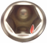 Lug Nut Covers 1 1/2" Push-On Bullet Chrome 2 1/4" Tall UP#10006 Set of 60