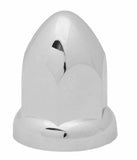 GG Lug Nut Covers Push on 1 1/2" Bullet Chrome Plastic 2 11/16" #10024 Set of 40