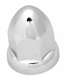 GG Lug Nut Covers Push on 1 1/2" Bullet Chrome Plastic 2 11/16" #10024 Set of 5
