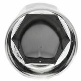 Lug Nut Covers Push on 1 1/2" Bullet Chrome Plastic 2 11/16" GG#10024 Set of 60