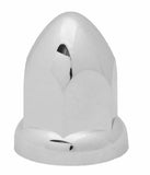 Lug Nut Covers Push on 1 1/2" Bullet Chrome Plastic 2 11/16" GG#10024 Set of 60