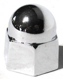 Nut Covers for 3/8" Wrench/Socket Size acorn Chrome Zinc 5/8 Tall UP#10026-10 PK
