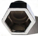 Nut Covers for 3/8" Wrench/Socket Size acorn Chrome Zinc 5/8 Tall UP#10026-10 PK