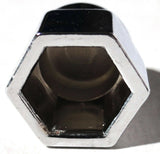Nut Covers for 3/8" Wrench/Socket Size acorn Chrome Zinc 5/8 Tall UP#10026-10 PK