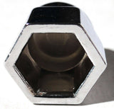 Nut Covers for 3/8" Wrench/Socket Size acorn Chrome Zinc 5/8 Tall UP#10026-10 PK