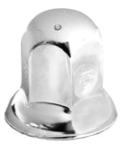 Lug Nut Covers 33mm Push-On Standard Chrome Steel 2" Tall #10037 Set of 20