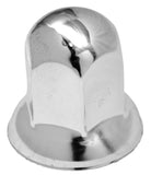 Lug Nut Covers 33mm Push-On Standard Chrome Steel 2" Tall #10037 Set of 40