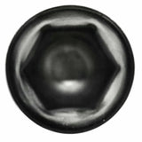 Lug Nut Covers 33 mm Push-On Standard Chrome Steel 2" Tall #10037 Set of 5