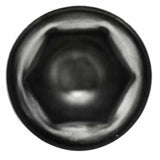 Lug Nut Covers 33 mm Push-On Standard Chrome Steel 2" Tall #10037 Set of 5