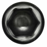 Lug Nut Covers 33 mm Push-On Standard Chrome Steel 2" Tall #10037 Set of 5