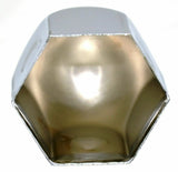 Lug Nut Covers 1 1/2" Push-On Standard Chrome 1.5" Tall GG#10039 Set of 20