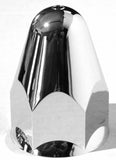 Lug Nut Covers for 1 1/2" Nuts Bullet Style 2 3/4" Tall Plastic UP#10045-5 Pack