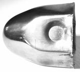 Lug Nut Covers 1 1/2" Push-On Bullet Stainless Steel 2" Tall UP#10080 Set of 40