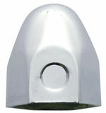 Lug Nut Covers 1 1/2" Push-On Bullet Stainless Steel 2" Tall UP#10080 Set of 60