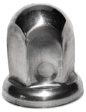 Lug Nut Covers 33mm Push-On Standard Stainless 2 1/8" Tall #10081 Set of 20