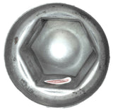 Lug Nut Covers 33mm Push-On Standard Stainless 2 1/8" Tall #10081 Set of 5