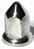 Lug Nut Covers 33 mm Round Pointed Stainless 2 3/8" Tall UP#10083 Set of 20